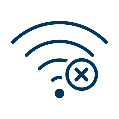 network disconnected icon